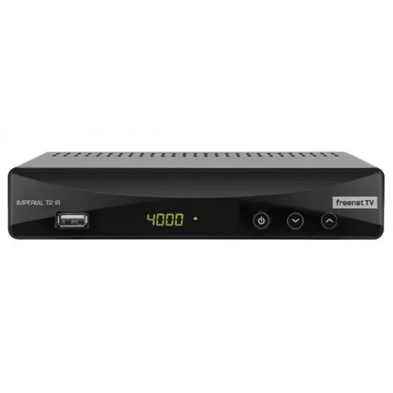 Skaitmeninis imtuvas DigitalBox IMPERIAL T2 IR Juoda