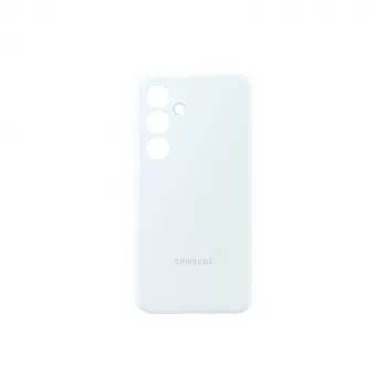 Išmaniojo telefono silikoninis dėklas Samsung Galaxy S24 — Baltas, 6,2 col. ekranams