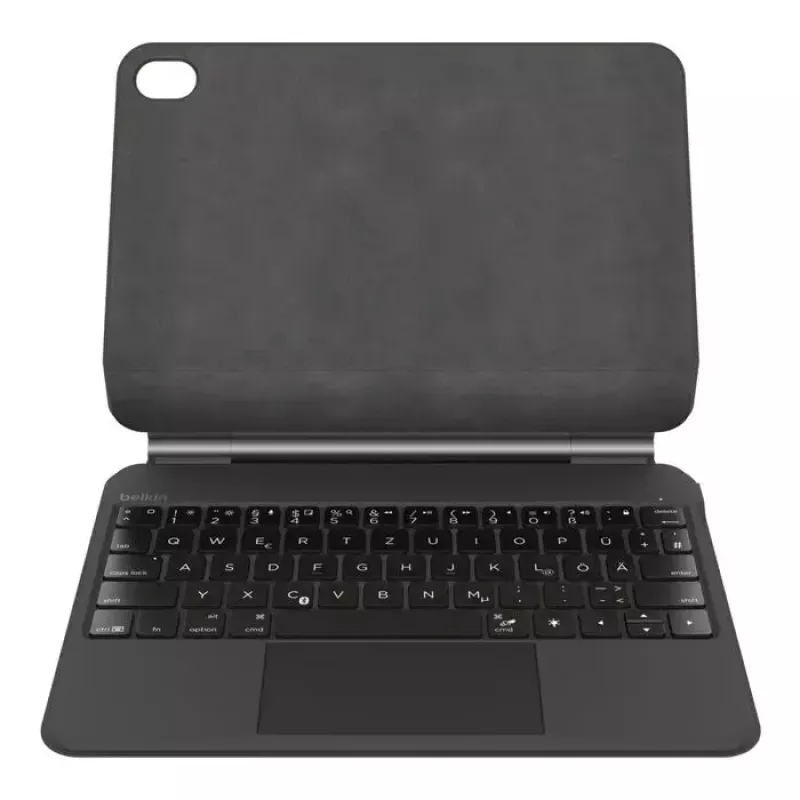 Klaviatūra Belkin BBZ002de-V3 QWERTZ vokiška Bluetooth juoda su jutikliniu kilimėliu