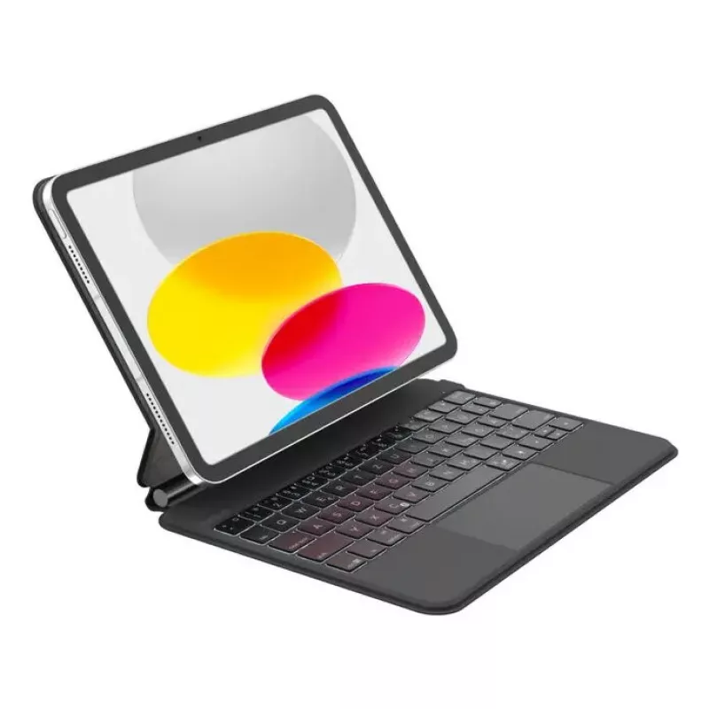 Klaviatūra Belkin BBZ002de-V3 QWERTZ vokiška Bluetooth juoda su jutikliniu kilimėliu