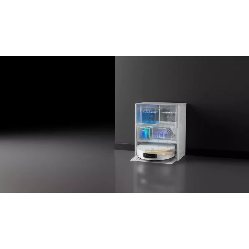 Robotinis dulkių siurblys Dreame Aqua10 Ultra Track Complete baltas