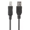 USB 2.0 kabelis LANBERG CA-USBA-15CU-0030-BK, USB A į USB B, 3 m, juodas