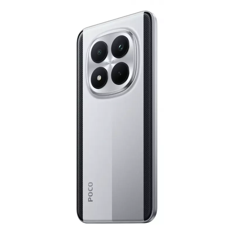 Išmanusis telefonas POCO M8 Pro 5G 6,83 col. Dual SIM Qualcomm 7s Gen 4, 12 GB RAM, 512 GB, 6500 mAh, Sidabrinis