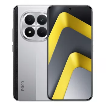 Išmanusis telefonas POCO M8 Pro 5G 6,83 col. Dual SIM Qualcomm 7s Gen 4, 12 GB RAM, 512 GB, 6500 mAh, Sidabrinis