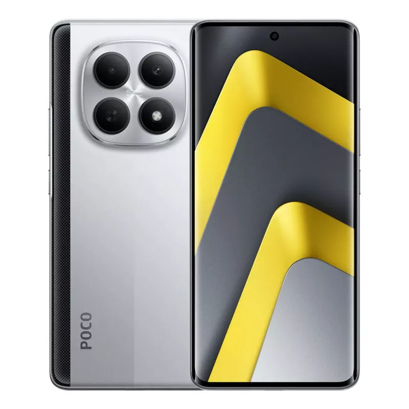 POCO M8 5G 17,2 cm (6,77 colio) hibridinis dviejų SIM kortelių USB Type-C 8 GB 256 GB 5520 mAh sidabrinis