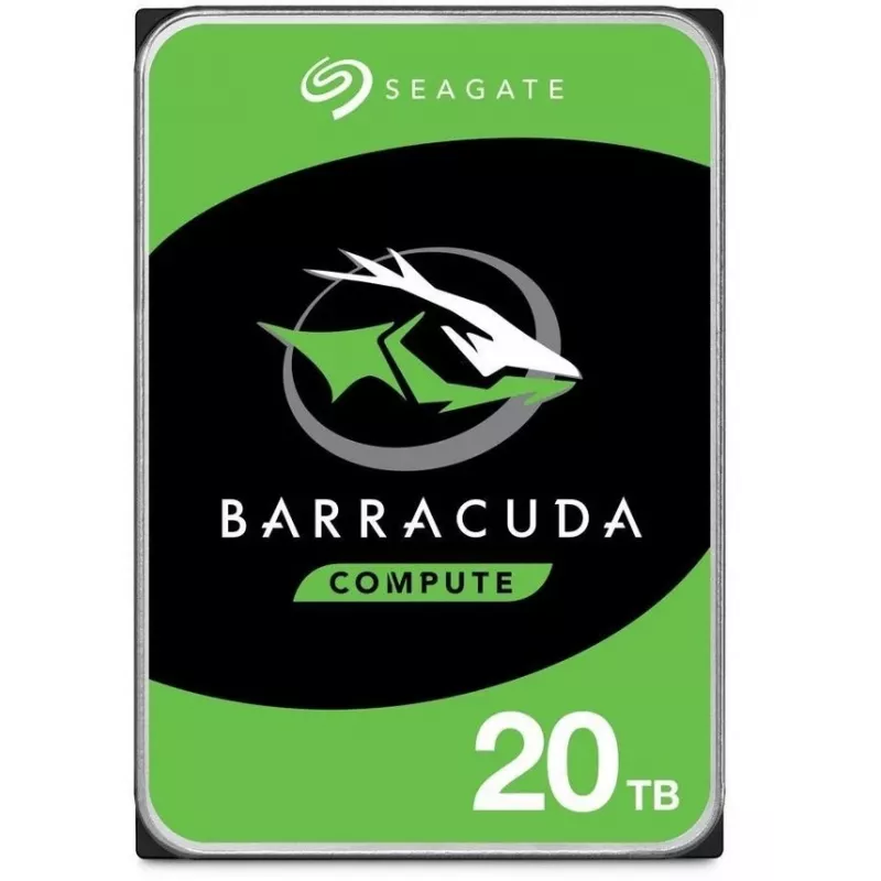 Seagate Barracuda 20TB vidinis kietasis diskas 7200 RPM 512 MB 3,5 col. Serial ATA