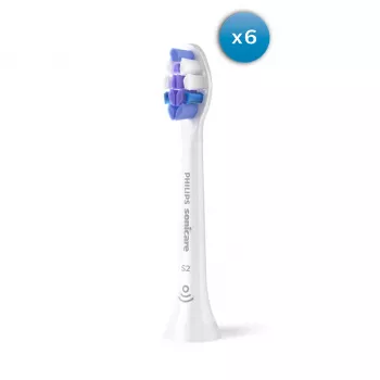 Philips Sensitive HX6056/87 6 vnt. šepetėlių galvučių rinkinys 6 vnt. Balta