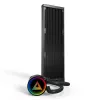 Montech LightFlow ARGB 360 Procesoriaus „viskas viename“ skysčio aušintuvas 12 cm juodas 1 vnt.