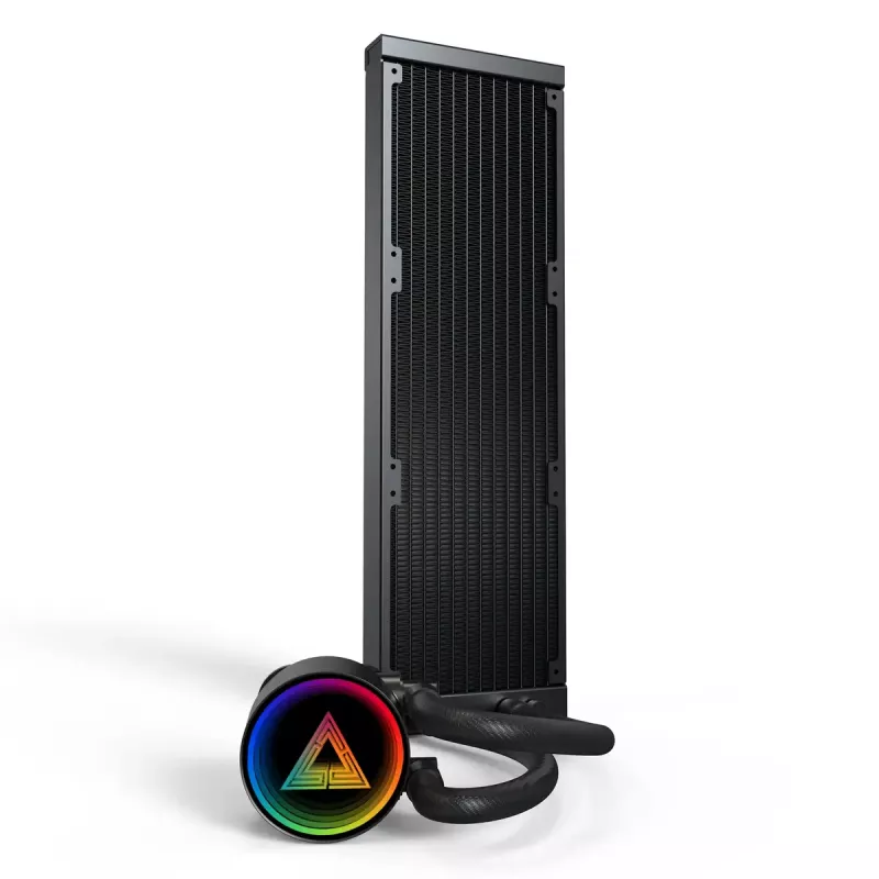 Montech LightFlow ARGB 360 Procesoriaus „viskas viename“ skysčio aušintuvas 12 cm juodas 1 vnt.