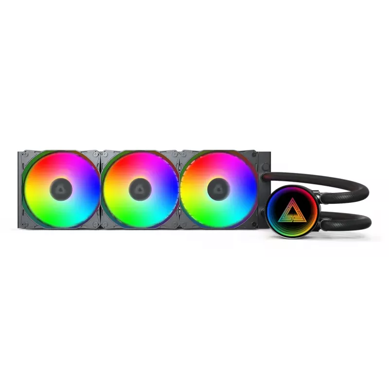 Montech LightFlow ARGB 360 Procesoriaus „viskas viename“ skysčio aušintuvas 12 cm juodas 1 vnt.