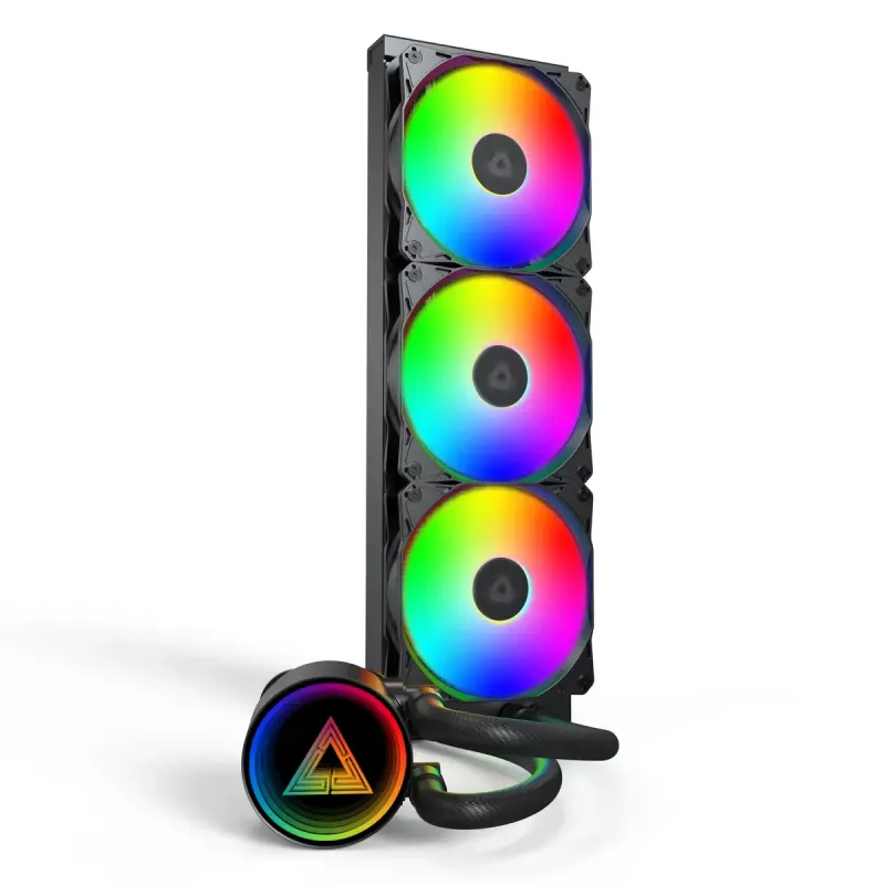 Montech LightFlow ARGB 360 Procesoriaus „viskas viename“ skysčio aušintuvas 12 cm juodas 1 vnt.