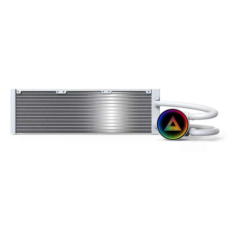 Montech LightFlow ARGB 360 procesoriaus „viskas viename“ skysčio aušintuvas 12 cm baltas 1 vnt.