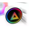 Montech LightFlow ARGB 360 procesoriaus „viskas viename“ skysčio aušintuvas 12 cm baltas 1 vnt.
