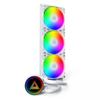 Montech LightFlow ARGB 360 procesoriaus „viskas viename“ skysčio aušintuvas 12 cm baltas 1 vnt.