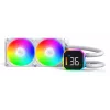 Montech HyperFlow Digital 240 procesoriaus skysčio aušintuvas “viskas viename” 12 cm baltas 1 vnt.