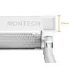 Montech HyperFlow Digital 240 procesoriaus skysčio aušintuvas “viskas viename” 12 cm baltas 1 vnt.