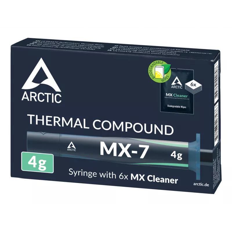 Termo pasta Arctic MX-7 aušintuvo mišinys, didelio našumo termo sąsajos medžiaga