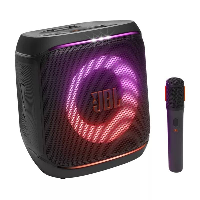 Mono nešiojamas garsiakalbis JBL Encore 2 Mono Juoda – 100 W, atsparus purslams, Bluetooth ir laidinis