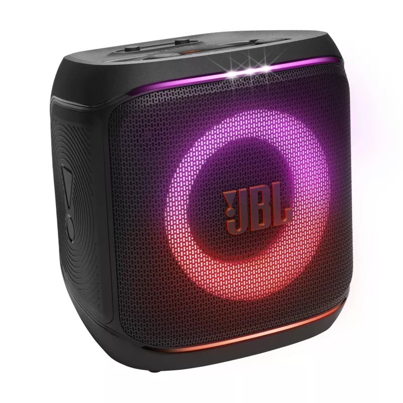 Mono nešiojamas garsiakalbis JBL Encore 2 Mono Juoda – 100 W, atsparus purslams, Bluetooth ir laidinis