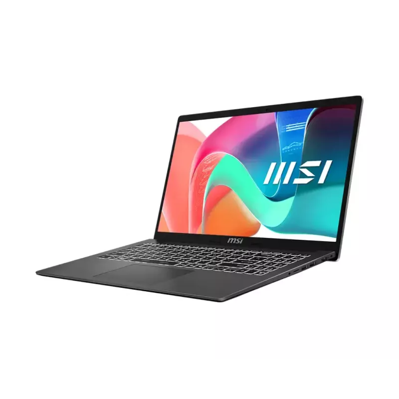 Nešiojamasis kompiuteris MSI Modern 15 F13MG-471NL — 15.6 col. Full HD, Intel Core i5-1334U, 16 GB RAM, 512 GB SSD, Intel Iris Xe, Windows 11 Home, Pilka