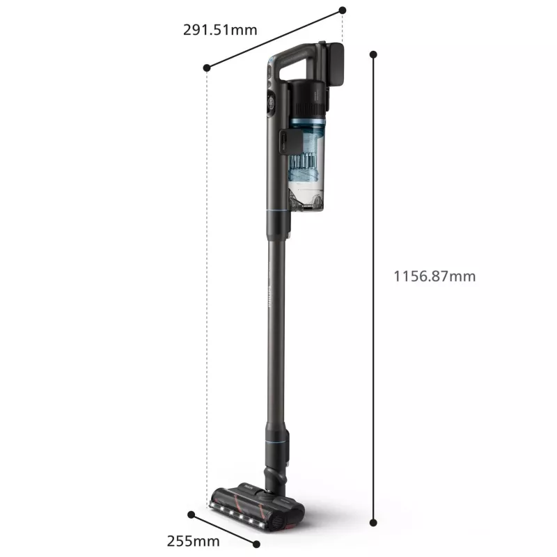 Philips XC7163/01 belaidis dulkių siurblys / elektrinė šluota 2-in-1 belaidis dulkių siurblys Baterija Sausas ir šlapias valymas Be maišelio 0,6 L Mėlyna
