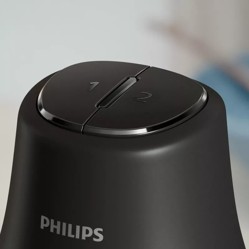 Elektrinis maisto smulkintuvas Philips HR1501/00 1 L 450 W Juodas 5000 aps./min. plastikinis dubuo nerūdijančio plieno peilis 220-240 V 50-60 Hz