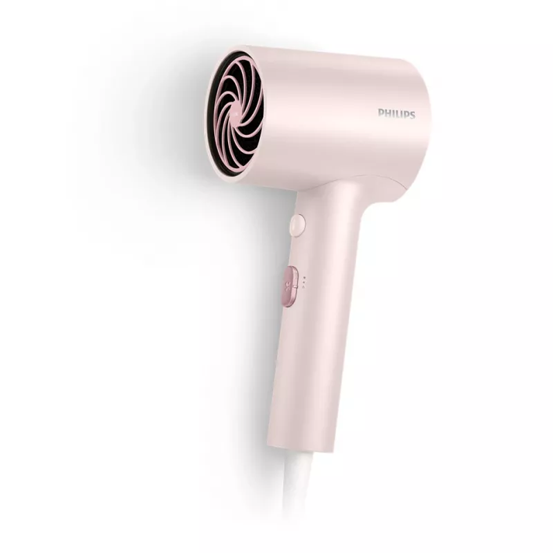 Plaukų džiovintuvas Philips 3000 series BHD321/50, 1600 W, rožinis, 2 šilumos/2 greičių, joninis