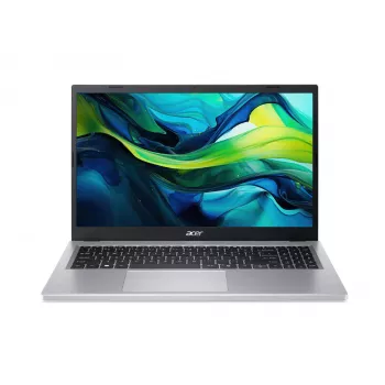 Nešiojamas kompiuteris Acer Aspire Go 15 AG15-21P-R150 — AMD Ryzen 5 7520U, 15.6 col. Full HD, 16 GB LPDDR5, 512 GB SSD, Windows 11 Home, Sidabrinis