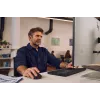 Klaviatūros ir pelės rinkinys HP Multi-device USB/Bluetooth PR585C su riešo atrama, juodas, pelė pridedama