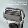 Elektrinis barzdaskutė BRAUN Series 8 8567cc System drėgnam ir sausam skutimuisi su įkrovimo ir valymo stotele
