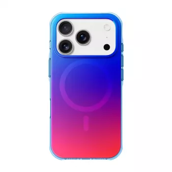 Mobiliojo telefono dėklas LAUT HUEX WAVE 17,5 cm mėlynas rožinis