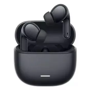 TWS į ausis įdedamos ausinės Xiaomi REDMI Buds 8 Lite — Bluetooth, USB-C, 20–20000 Hz, 10 m diapazonas, juoda