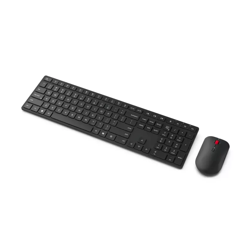 Lenovo Multi-Mode Pro Combo klaviatūra ir pelė 6000 – lietuviška | Klaviatūros ir pelės rinkinys | Belaidis | Pelė komplekte | Lietuviška | Bluetooth | Eclipse Juoda