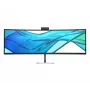 HP Series 5 Pro 49 colių DQHD konferencinis monitorius - 549pm, 124,5 cm (49 colių), 5120 x 1440 pikselių, Dual QHD, LCD, 5 ms, juodos spalvos