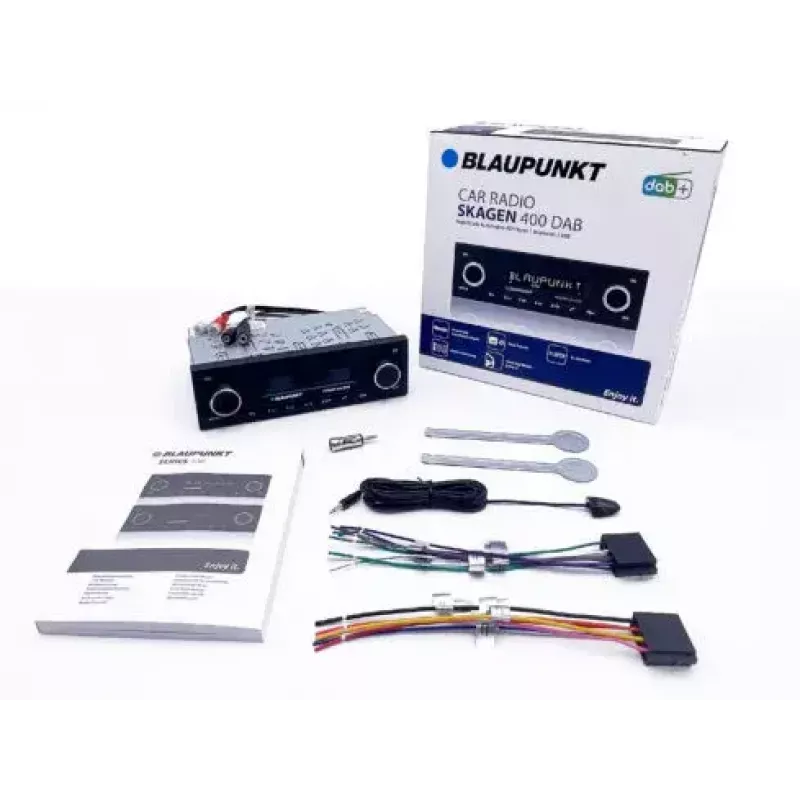Automobilinis radijo imtuvas Blaupunkt Skagen 400 DAB juodas 200 W Bluetooth 4.0 kanalai