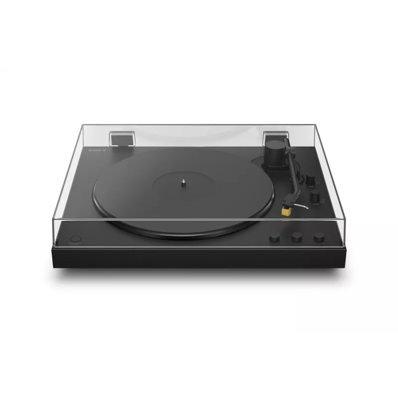 Juostele varomas garso patefonas Sony PS-LX5BT Automatinis, Bluetooth aptX/aptX-Adaptive/SBC, Juoda, 430×367×118 mm