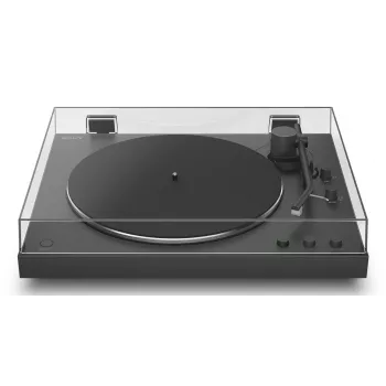 Belt-drive audio turntable Sony PS-LX3BT Automatic, Juoda, Bluetooth aptX/aptX-Adaptive/SBC, 430×367×118 mm