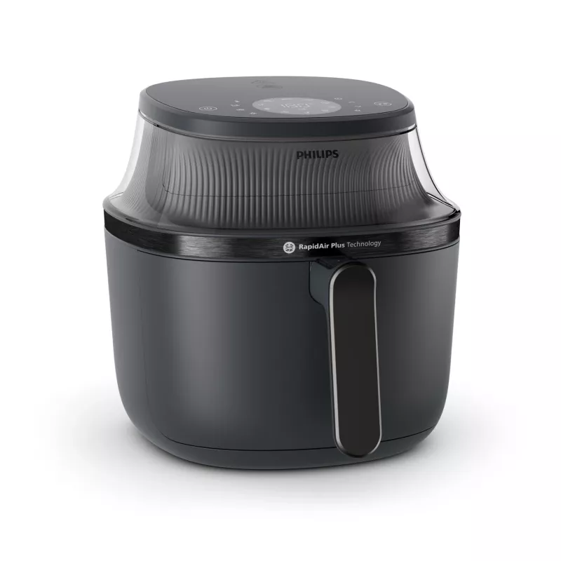 Karšto oro gruzdintuvė Philips 3000 serija NA330/00 — 6,2 l, 1700 W, jutiklinis LED, juoda