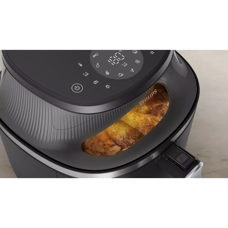 Karšto oro gruzdintuvė Philips 3000 serija NA330/00 — 6,2 l, 1700 W, jutiklinis LED, juoda