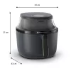 Karšto oro gruzdintuvė Philips 3000 serija NA330/00 — 6,2 l, 1700 W, jutiklinis LED, juoda