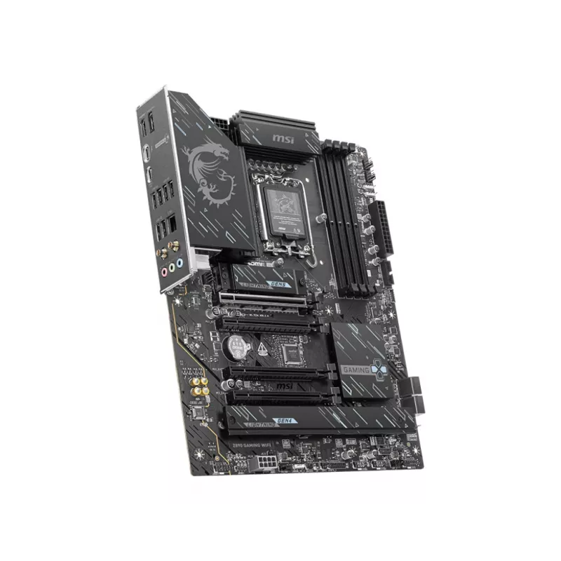 Pagrindinė plokštė MSI Z890 Gaming WiFi — Intel Z890 ATX, LGA1851 (S1851), DDR5, 4x DIMM, Wi‑Fi 7, 2.5GbE, 3x M.2