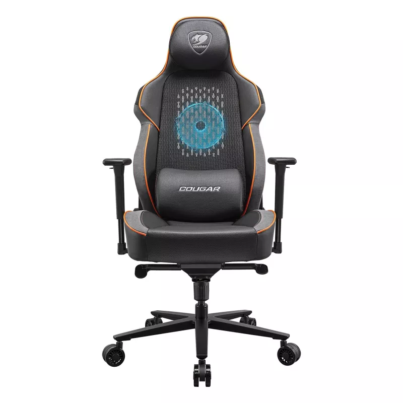 Žaidimų kėdė COUGAR Gaming NxSys Aero kieta sėdynė Juoda/Oranžinė