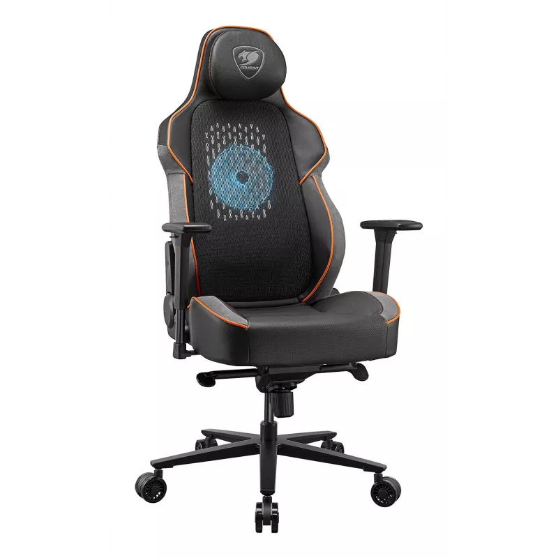 Žaidimų kėdė COUGAR Gaming NxSys Aero kieta sėdynė Juoda/Oranžinė