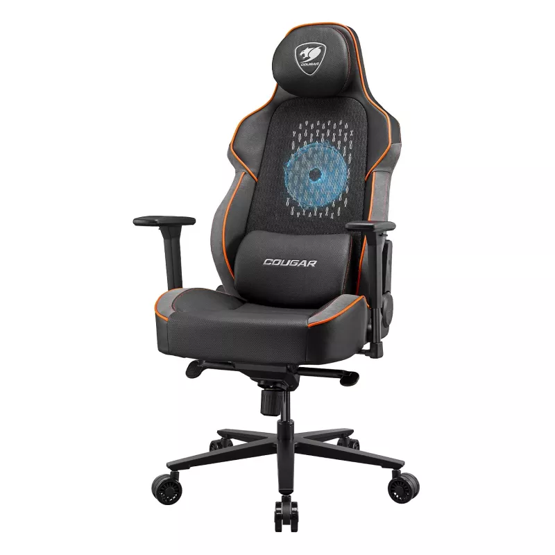 Žaidimų kėdė COUGAR Gaming NxSys Aero kieta sėdynė Juoda/Oranžinė