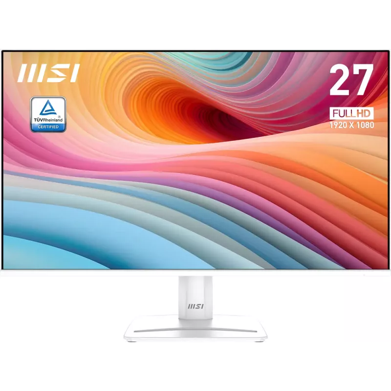 MSI Pro MP275W E2 kompiuterio monitorius 68,6 cm (27 colių) 1920 x 1080 pikselių Full HD LED baltas