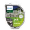 Philips LongLife EcoVision 12342LLECOS2 Ilgesnis tarnavimo laikas, 60 W, 12 V, H4, 3100 K, 2 vnt.
