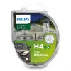 Philips LongLife EcoVision 12342LLECOS2 Ilgesnis tarnavimo laikas, 60 W, 12 V, H4, 3100 K, 2 vnt.