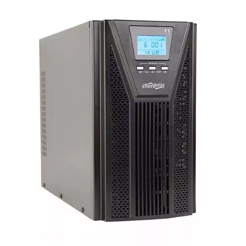 Nepertraukiamo maitinimo šaltinis UPS Gembird EG-UPSO-3000 dvigubos konversijos 3 kVA 2700 W 5 F tipo lizdai LCD