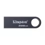 USB atmintinė KINGSTON DataTraveler SE9 G3 256 GB — USB Type-A, USB 3.2 Gen 1, skaitymo greitis 220 MB/s, rašymo greitis 100 MB/s, be dangtelio, tamsiai nikelio spalvos