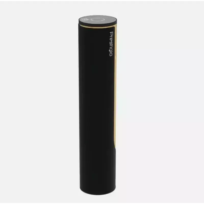 Elektrinis vyno atidarytuvas Prestigio PWO104GD, juodos/auksinės spalvos, aukštis 228 mm, svoris 350 g